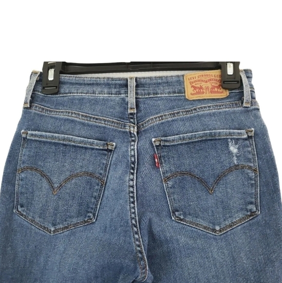 Levi’s Women’s 721 High Rise Skinny Jeans Size 29 Distressed Stretch Denim. - Picture 12 of 12